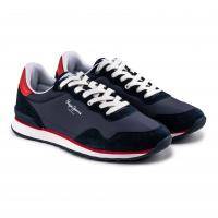 Мужские кроссовки Pepe Jeans London(CROSS 4 BASIC PMS30608), синие, арт: PMS30608