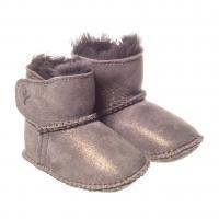 Детские ботинки из овчины (угги) EMU Australia(Baby Bootie Metallic B11428), коричневые, арт: B11428