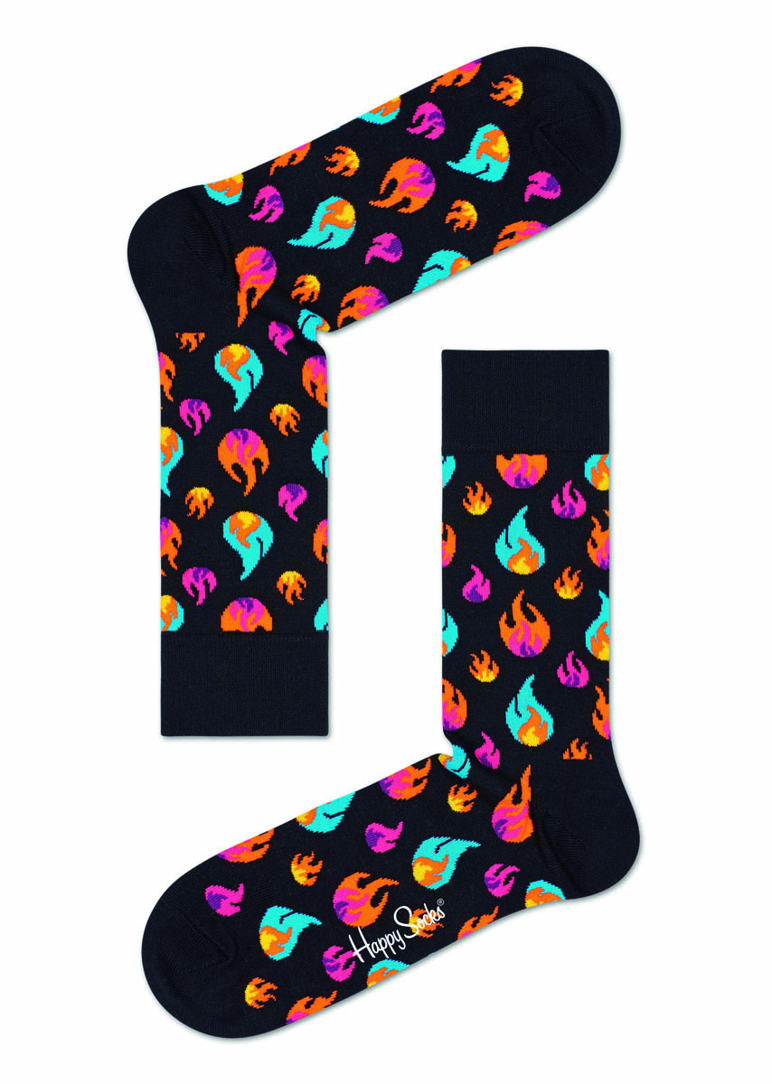 Носки Happy socks Flames Sock FLM01, размер 29 - фото 1