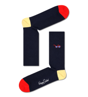 Ribbed Embroidery Sunny Days Sock RESND01 - Ribbed Embroidery Sunny Days Sock RESND01