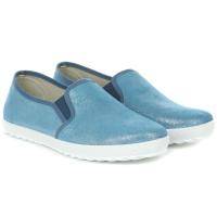 Женские слипоны Petalous(PLIMSOLE SUEDE BRIGHT PEU5), синие, арт: PEU5