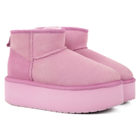 женские сапоги из овчины (угги) EMU Australia Stingers Stinger Micro Flatform W13082, цвет Фиолетовый