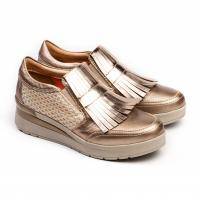 Женские лоферы Stonefly(CREAM 5 GOAT LAMINAT 110149), бежевые, арт: 110149