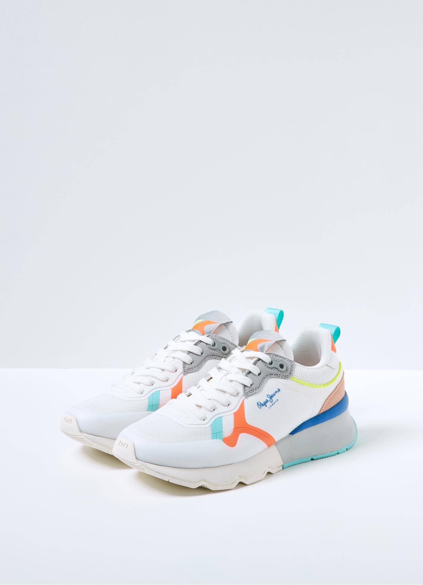 

Женские кроссовки Pepe Jeans London (BRITT PRO WOMAN TECH s_PLS31349), белые, Белый