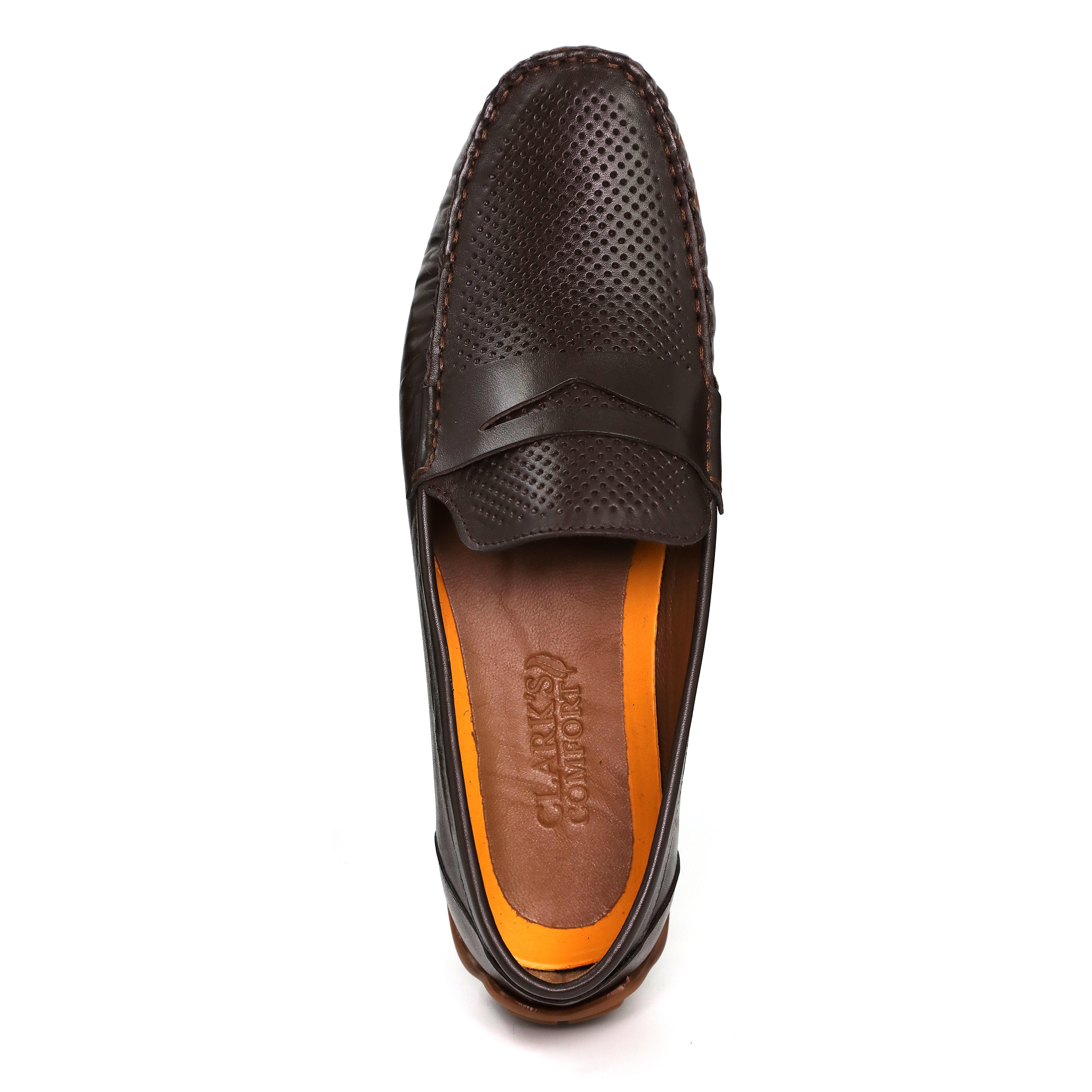 

Мужские мокасины Clarks, коричневые, Коричневый