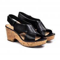 Женские босоножки Clarks, черные, арт: 26141394