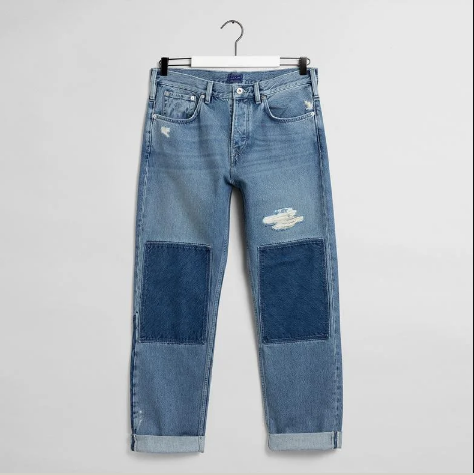 Мужские джинсы Gant, синие, цвет синий, размер 32