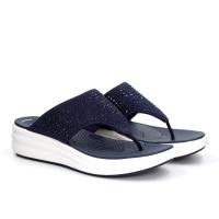 Женские вьетнамки Clarks, синие, арт: 26166278