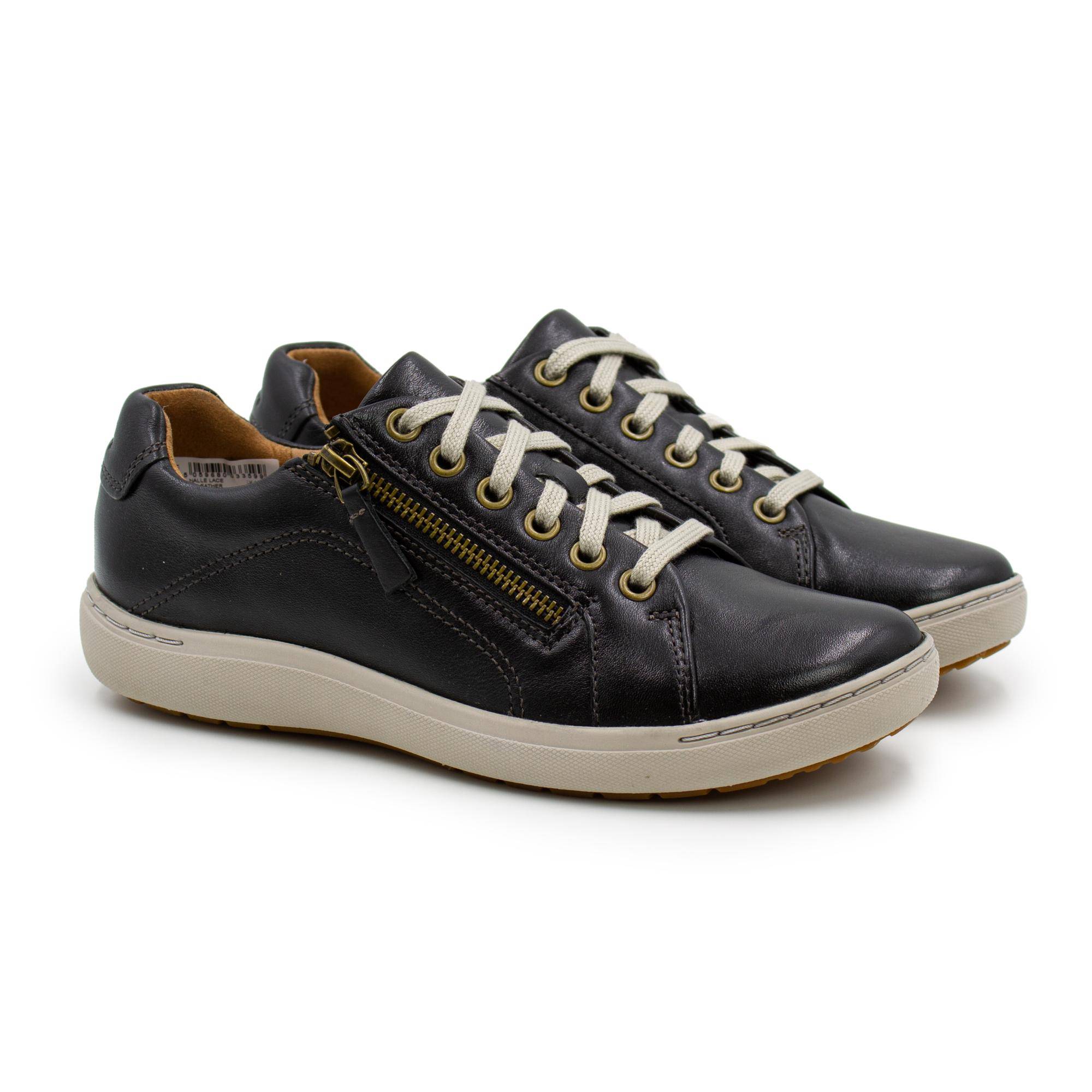

Женские кеды Clarks (Nalle Lace 26159124), черные, Черный