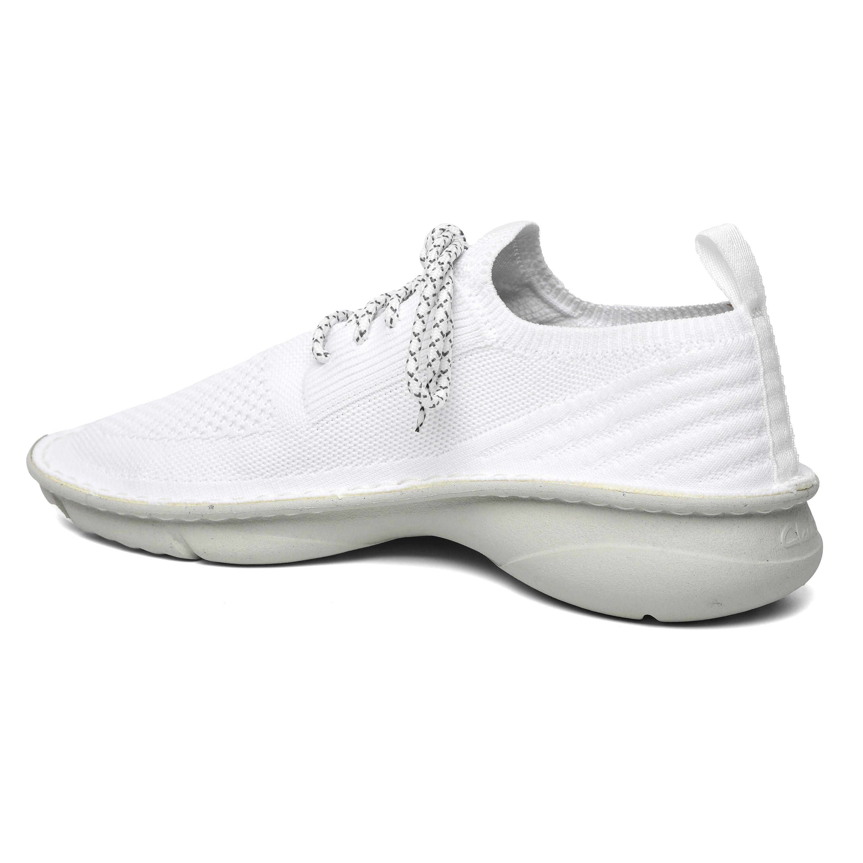 Женские кроссовки Clarks, белые, цвет белый, размер 36 - фото 5