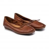 Женские балетки Clarks(Freckle Ice 20352930), коричневые, арт: 20352930