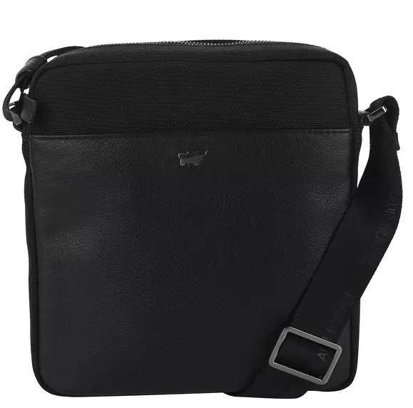 Сумка репортер Braun Buffel MURANO Shoulder Bag M 14363, цвет черный, размер ONE SIZE - фото 1