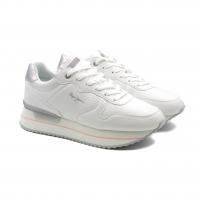 Женщины кроссовки Pepe Jeans London(RUSPER BELL PLS31188), белые, арт: PLS31188