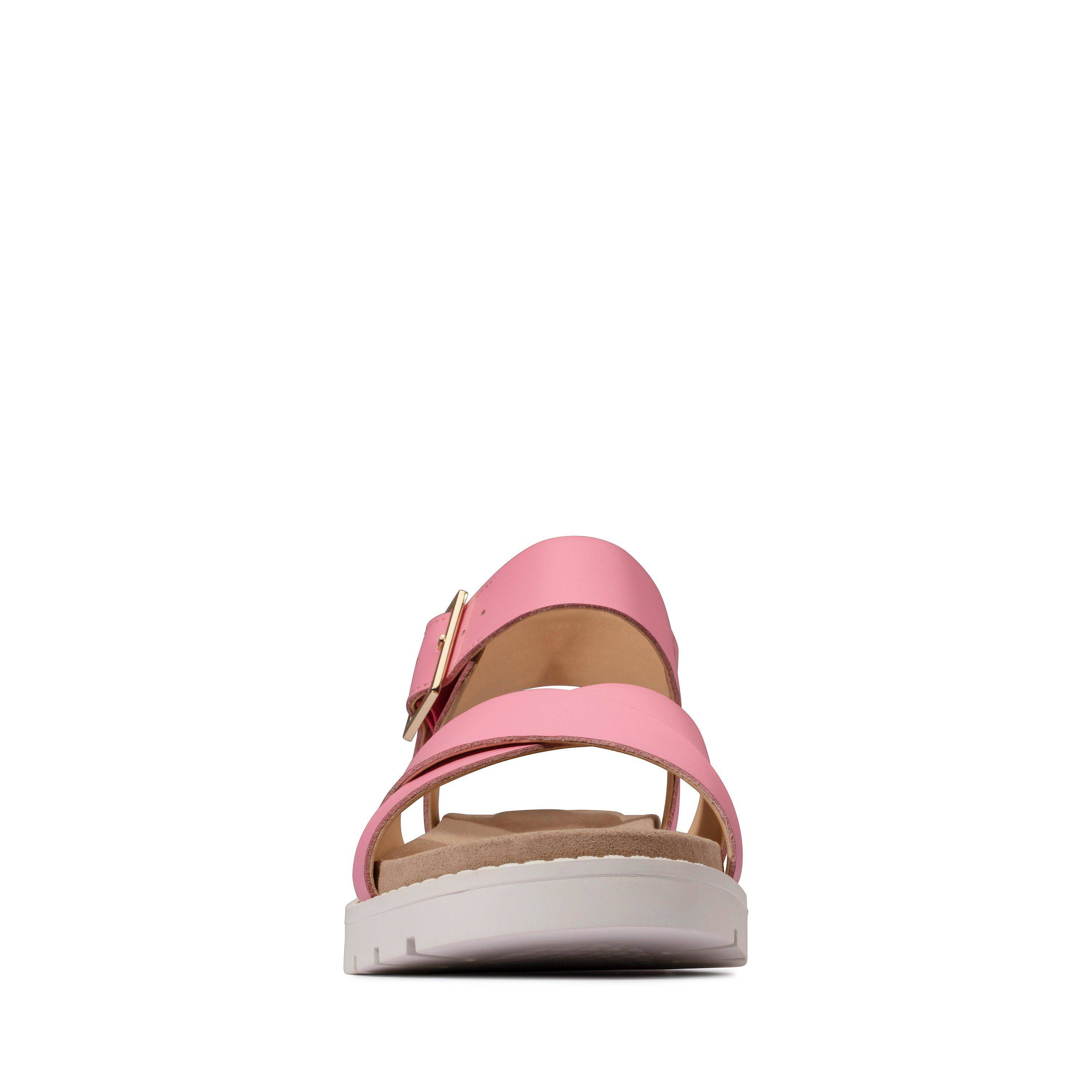 Женские сандалии Clarks(Orinoco Strap 26148852), розовые, цвет розовый, размер 39 - фото 3