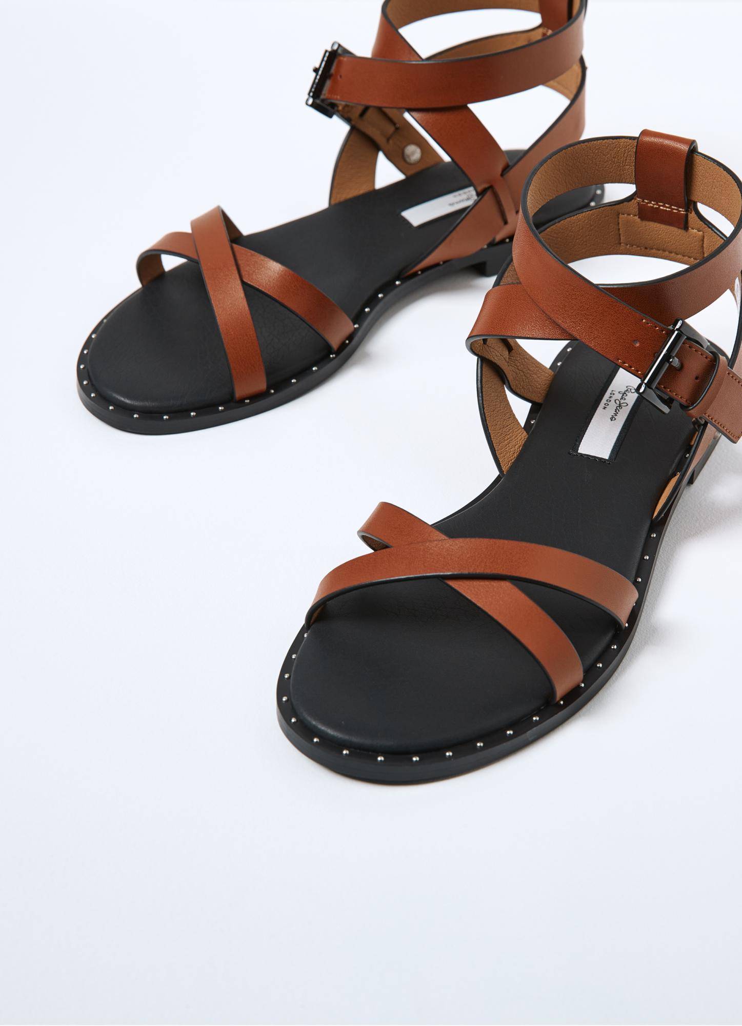 

Женские сандалии Pepe Jeans London (HAYES WIN s_PLS90544), коричневые, Коричневый
