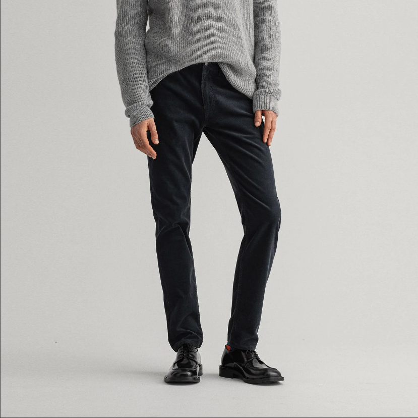Мужские джинсы Gant, черные, цвет черный, размер 32 - фото 3