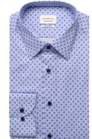 РУБАШКА 1008-15-X171 - Мужская рубашка ETERNA, голубая