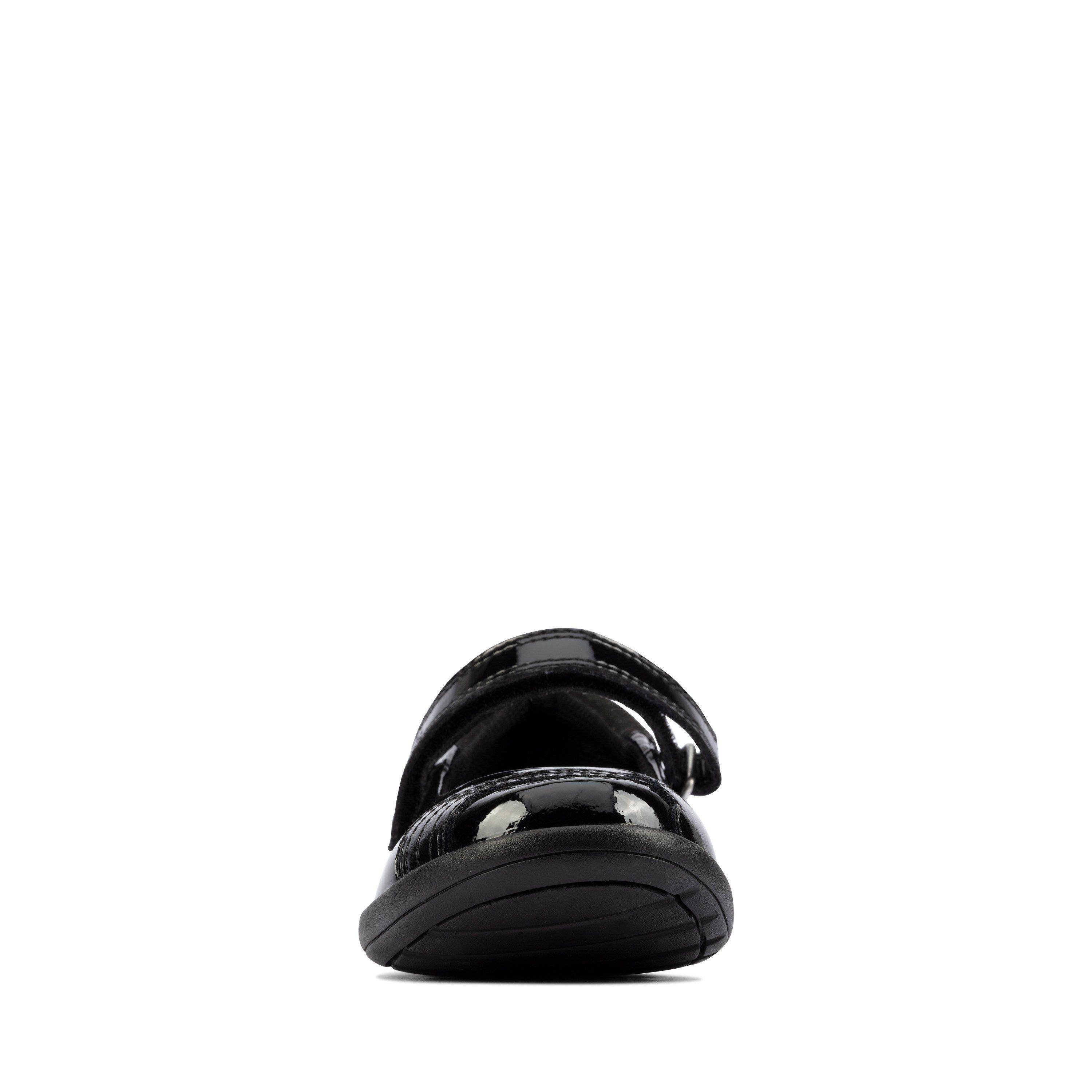 Детские туфли на ремешке Clarks (Etch Beam K 26161175), черные, цвет черный, размер 31 - фото 3