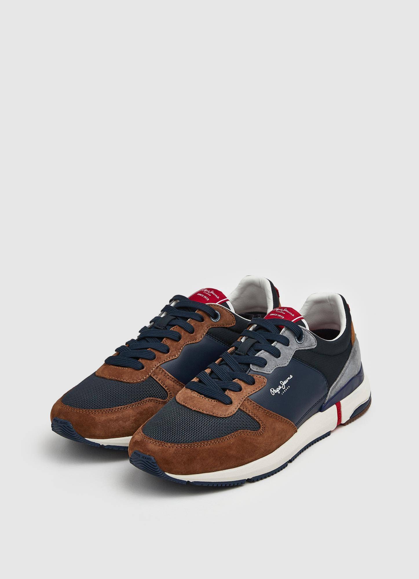 

Мужские кроссовки Pepe Jeans London (LONDON PRO BASIC 22 s_PMS30864), коричневые, Коричневый