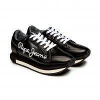Женские кроссовки Pepe Jeans London(ZION SMART PLS30907), черные, арт: PLS30907