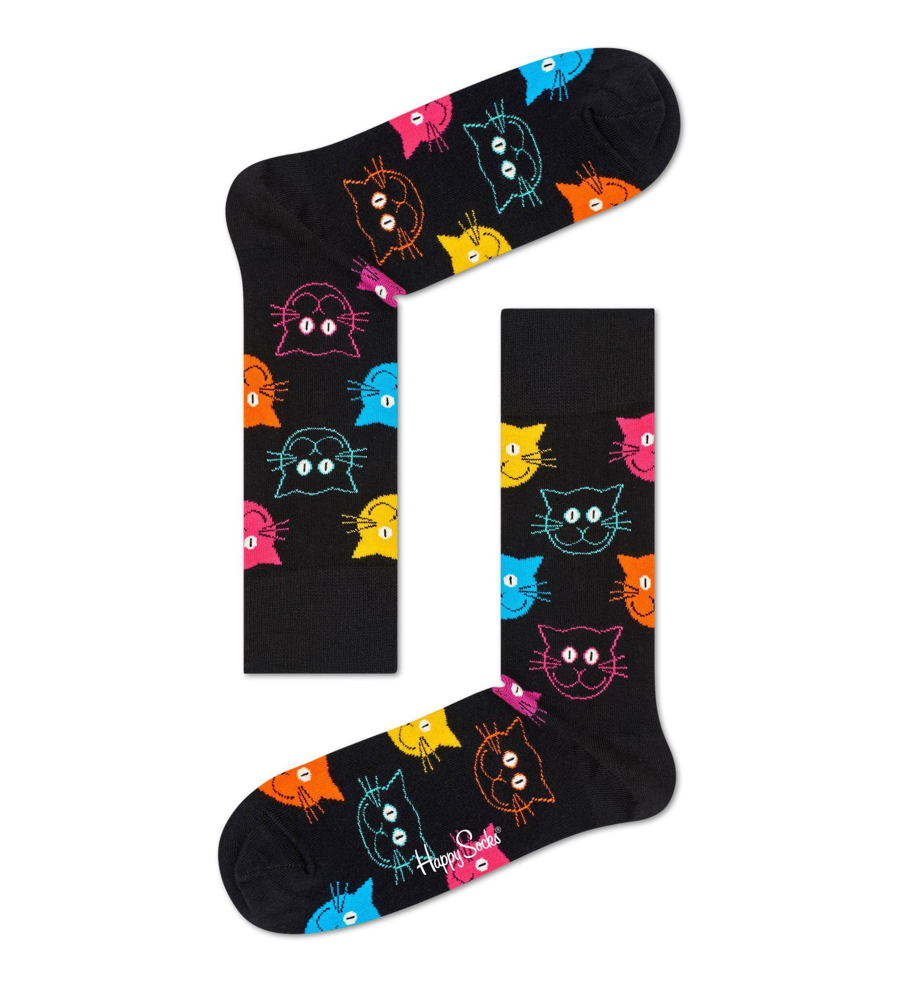 Носки Happy socks Cat Sock MJA01 9050, размер 29 - фото 1