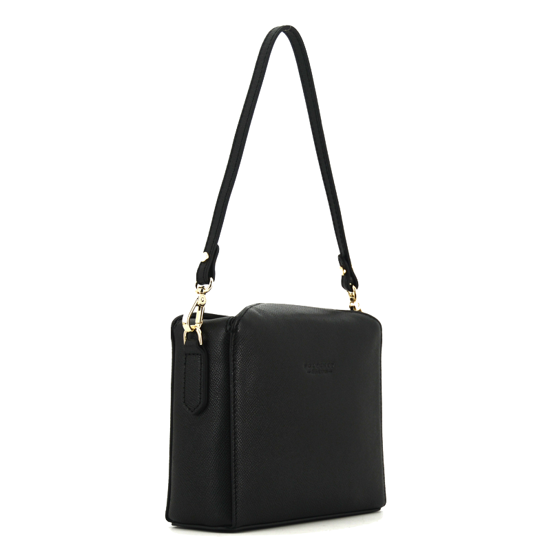 Кросс-боди Maison Pourchet Cassetta Leather 77101, цвет черный, размер ONE SIZE - фото 1