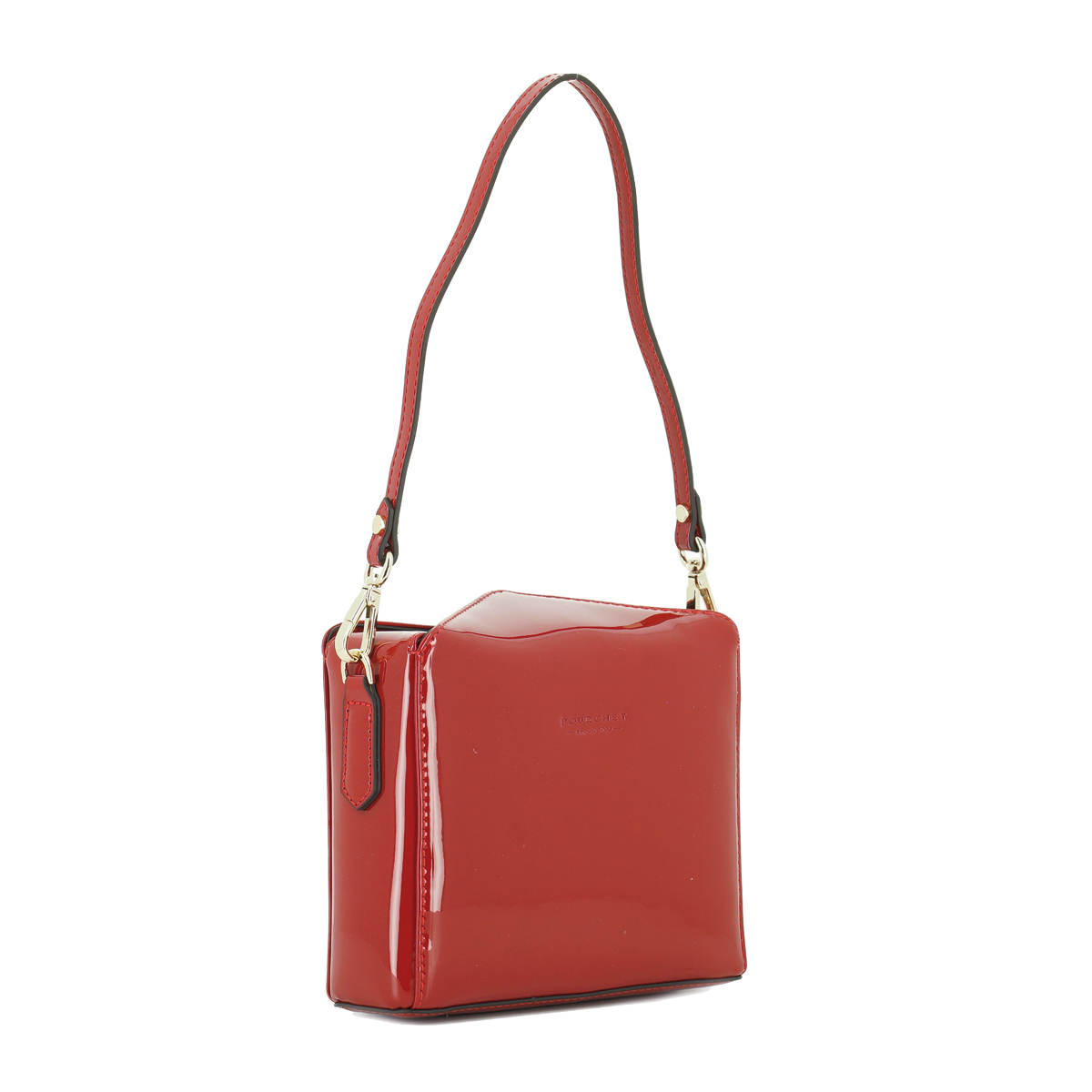 Кросс-боди Maison Pourchet Cassetta  Vernis 86001, цвет красный, размер ONE SIZE - фото 2