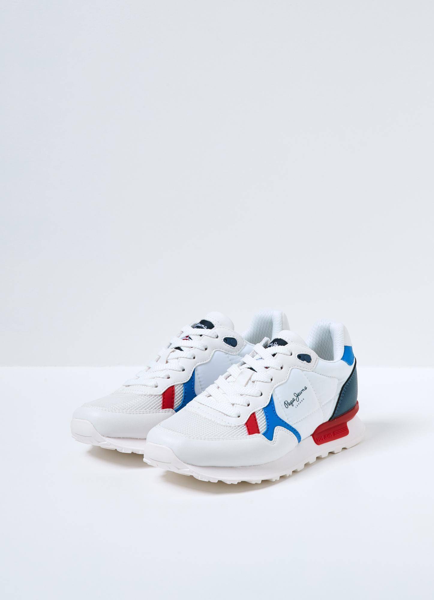 

Детские кроссовки Pepe Jeans London (BRITT REBIRTH BOYS s_PBS30518), белые, Белый