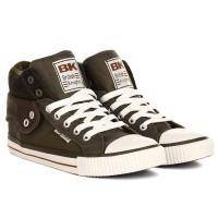 Мужские высокие кеды British Knights(ROCO B42-3710-04), оливковые, арт: B42-3710-04