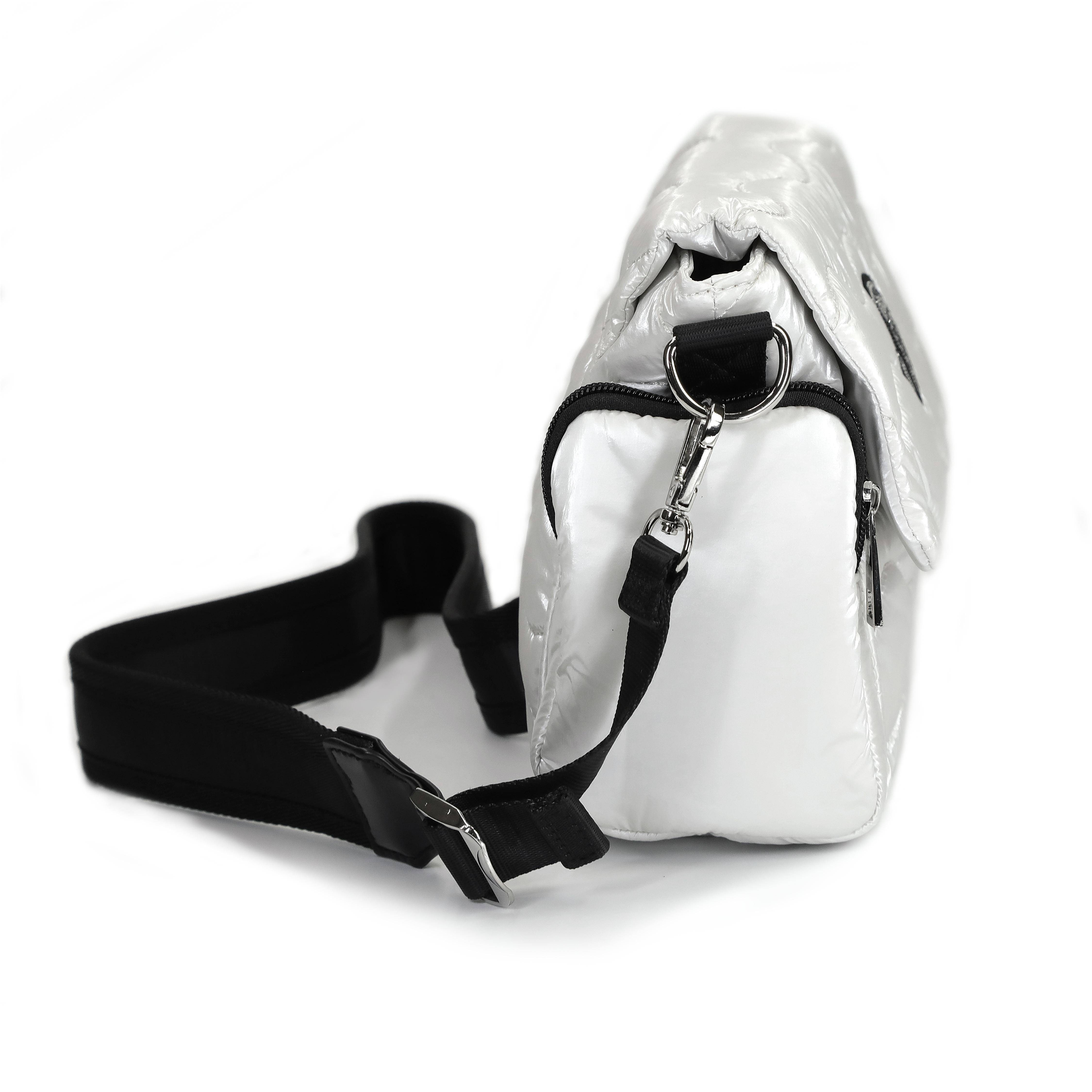 Женская сумка-бочонок Blauer, белая, цвет белый, размер ONE SIZE - фото 3