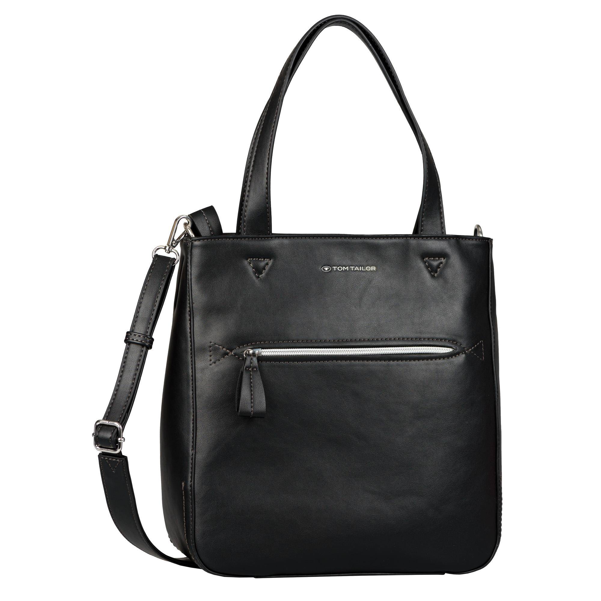 

Женская сумка тоут Tom Tailor Bags, черная, Черный