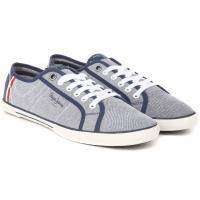 Мужские кеды Pepe Jeans London, синие, арт: PMS30356