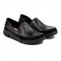 Женские слипоны Clarks, черные, арт: 26147819