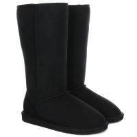 Женские сапоги из овчины (угги) EMU Australia, черные, арт: W10001