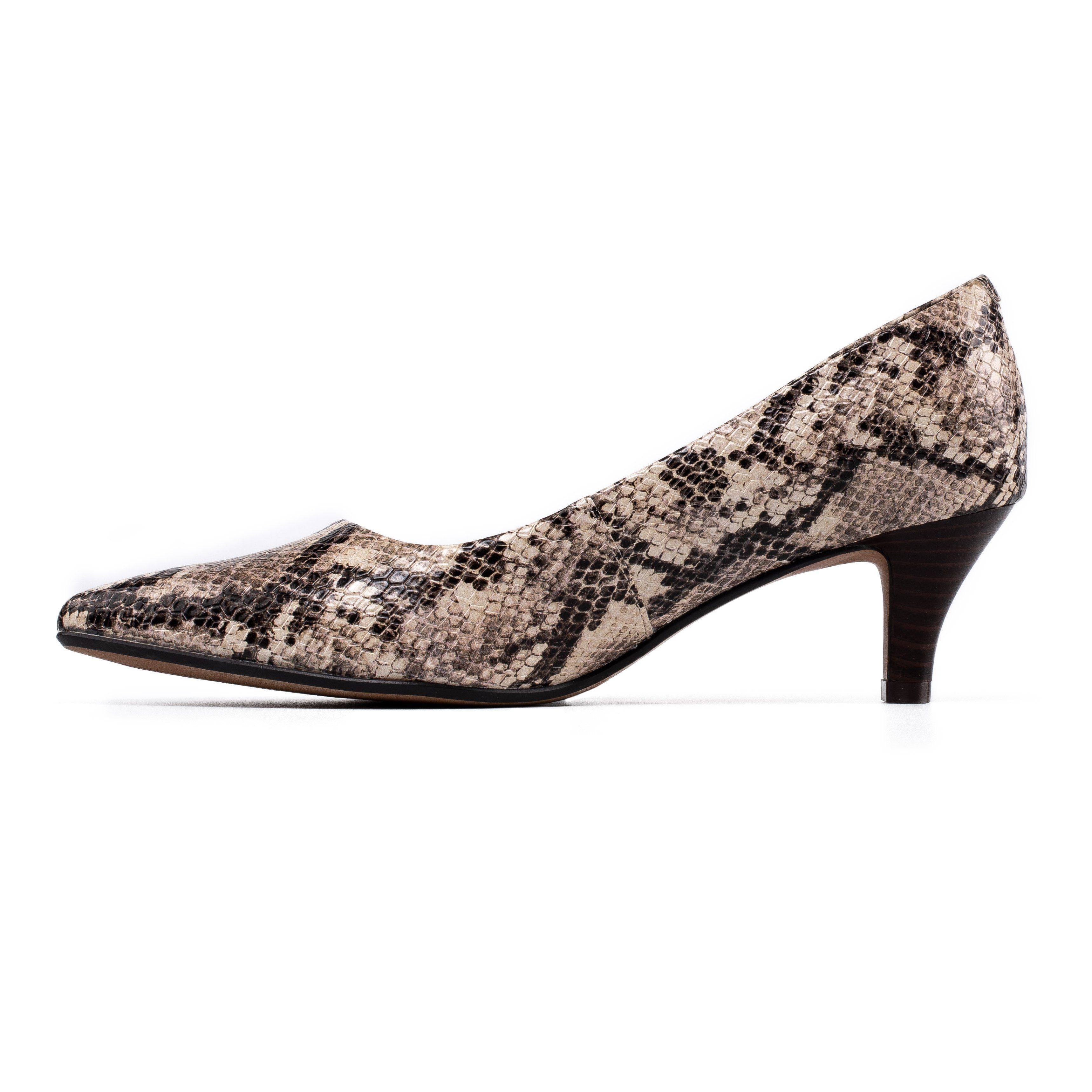 Женские туфли-лодочки Clarks(Linvale Jerica 26146450), серые, цвет серый, размер 41.5 - фото 3