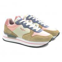 Женские кроссовки Pepe Jeans London, розовые, арт: PLS30991
