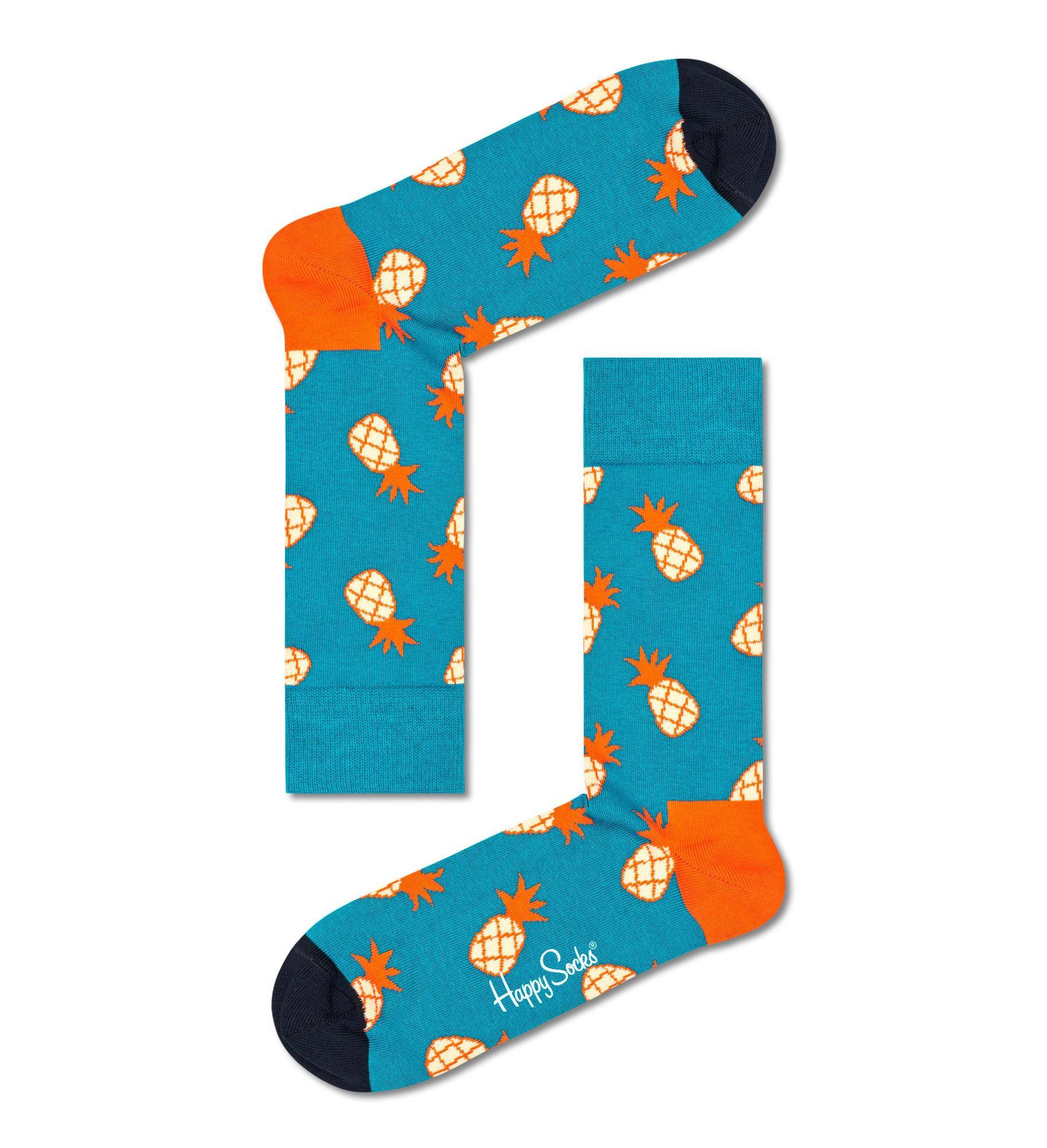 Носки Happy socks Pineapple Sock PNA01 0200, размер 25 - фото 1