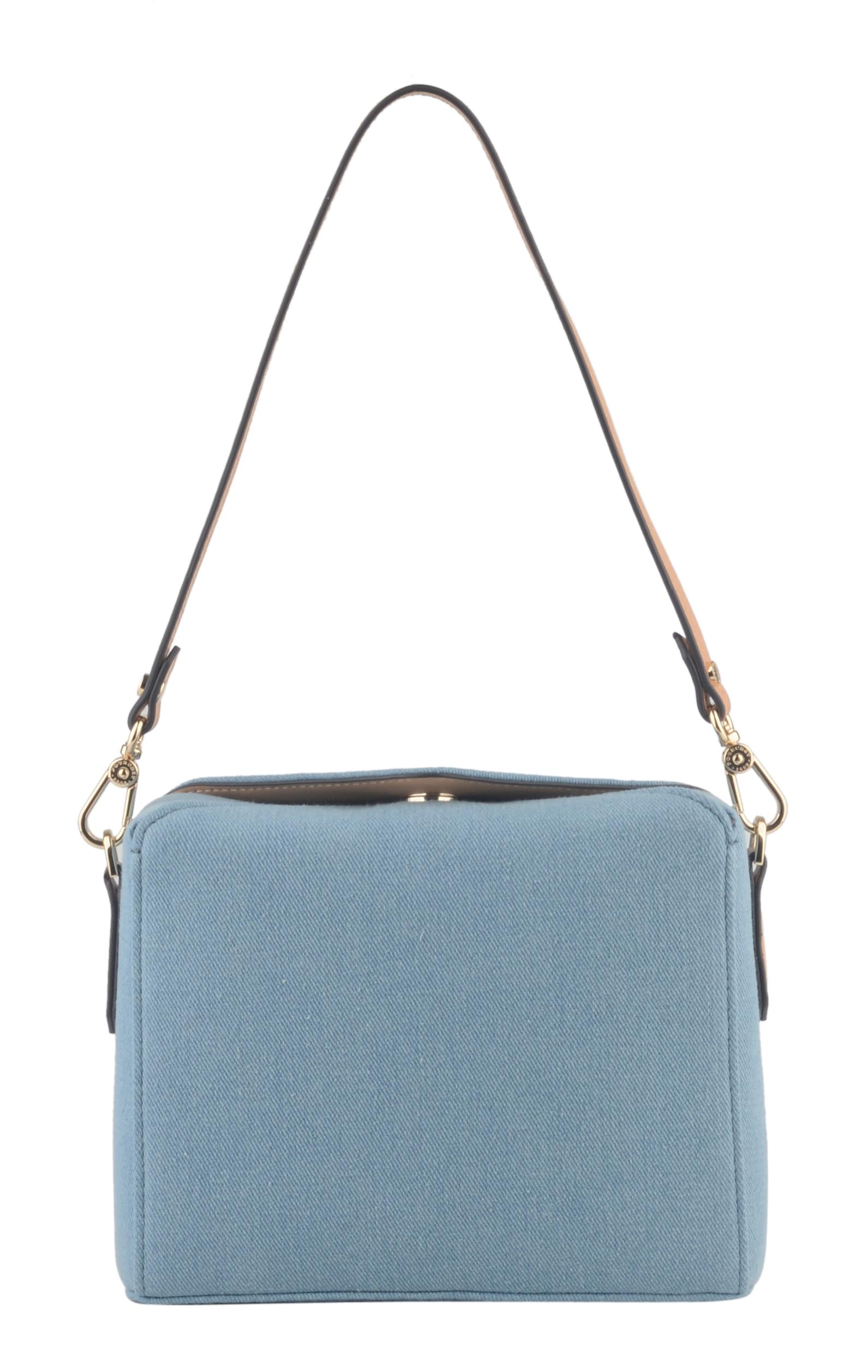 Женская сумка Maison Pourchet, синяя, цвет синий, размер ONE SIZE - фото 3