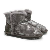 Женские полусапоги из овчины (угги) EMU Australia(Stinger Micro Spray W12329), серые, арт: W12329