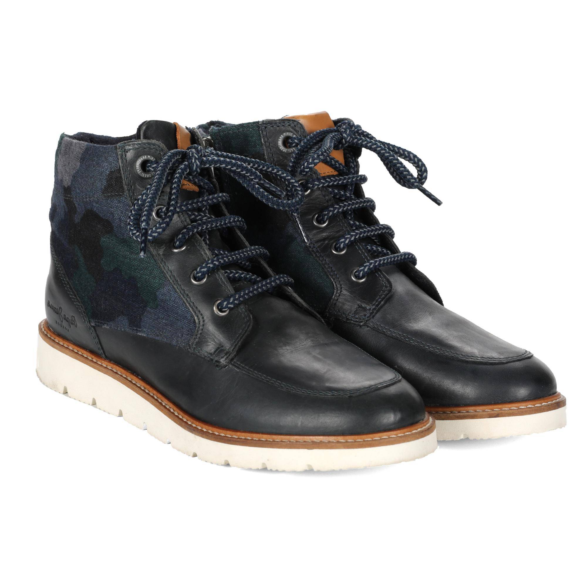 

Детские высокие ботинки Pepe Jeans London, синие, Синий