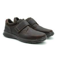Мужские полуботинки Clarks(Cotrell Strap 26155177), коричневые, арт: 26155177