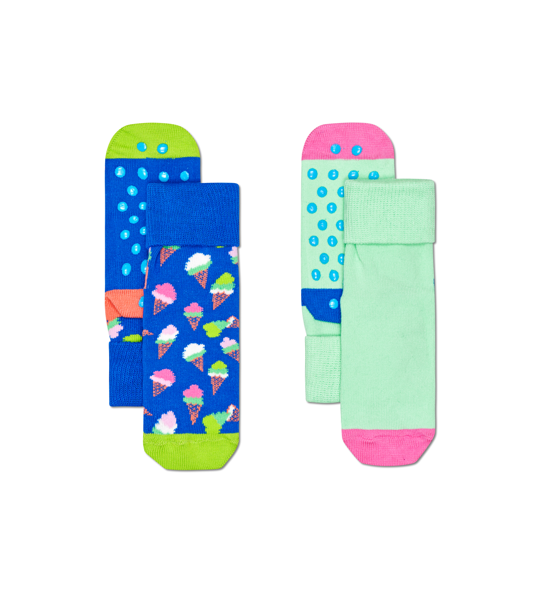 

Носки Happy socks 2-Pack Kids Ice Cream Anti Slip KICE19 6300