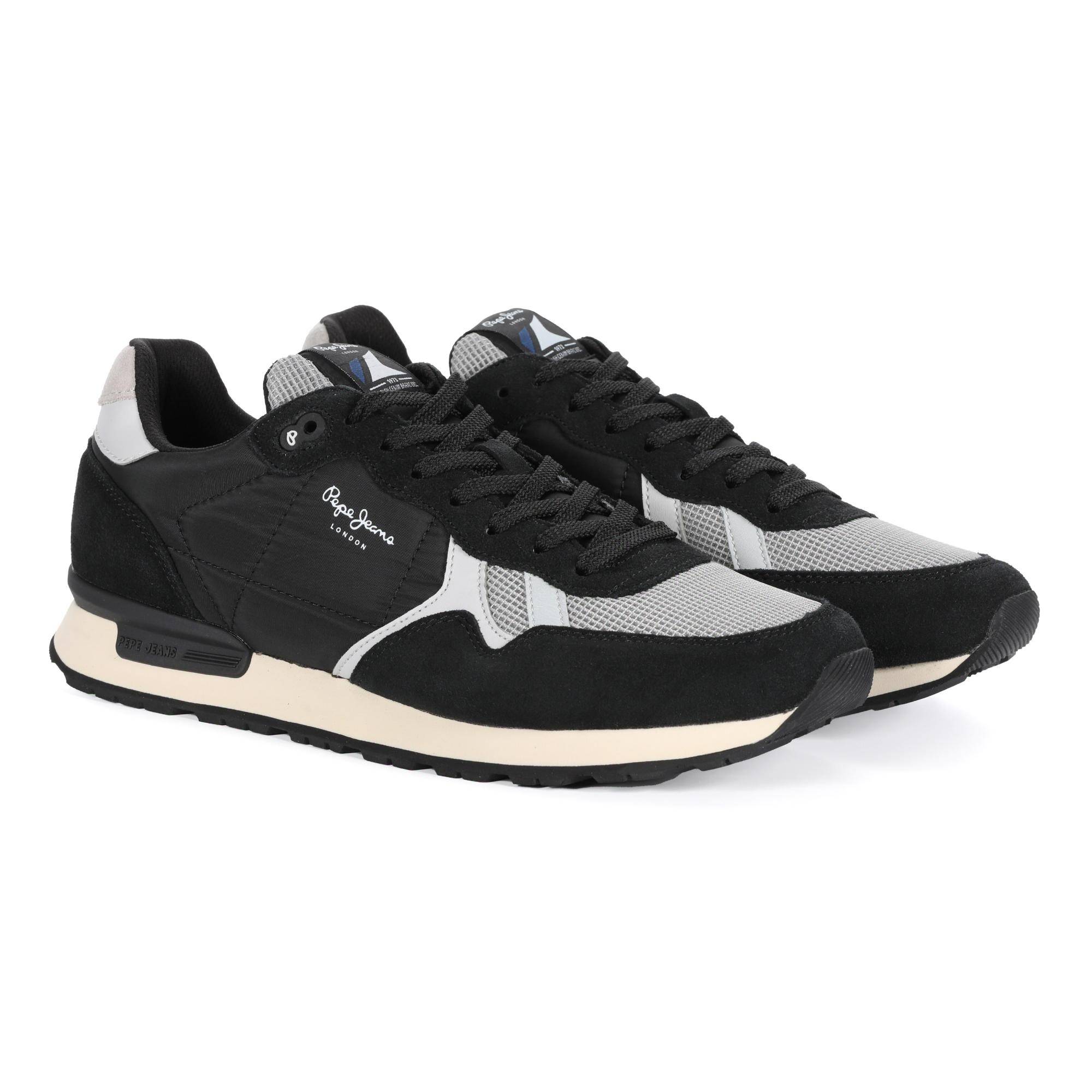 

Мужские кроссовки Pepe Jeans London (BRITT MAN STUDIO GREEN PMS30851), черные, Черный