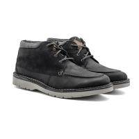 Мужские высокие топсайдеры Clarks, черные, арт: 26162960