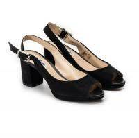 Женские туфли с открытым мыском/открытой пяткой Clarks, черные, арт: 26123573
