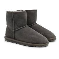 Женские полусапоги из овчины (угги) EMU Australia, серые, арт: W10003