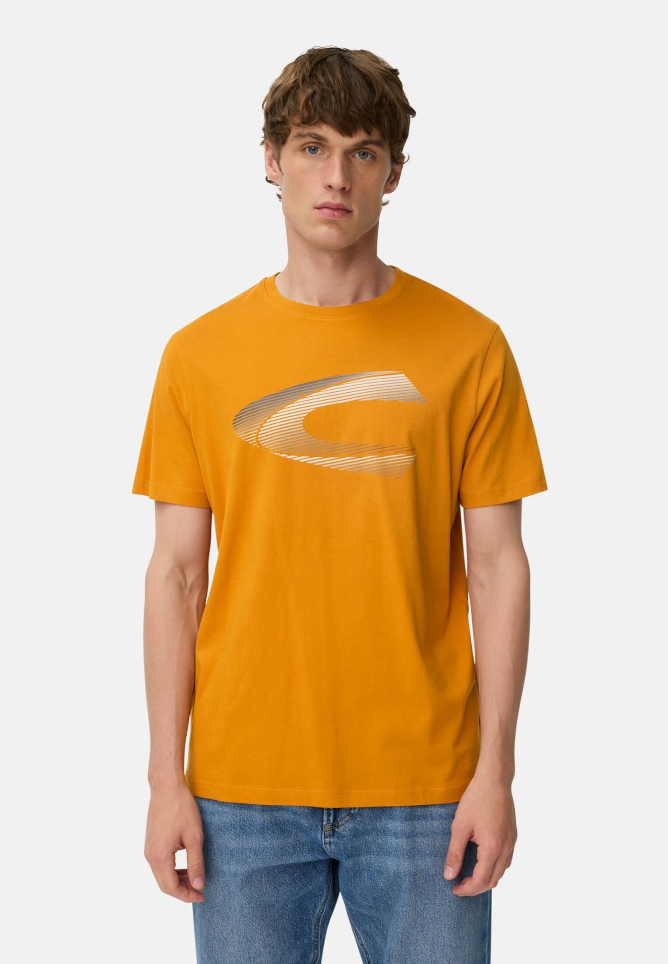 

Мужская футболка Camel Active, желтая, Желтый