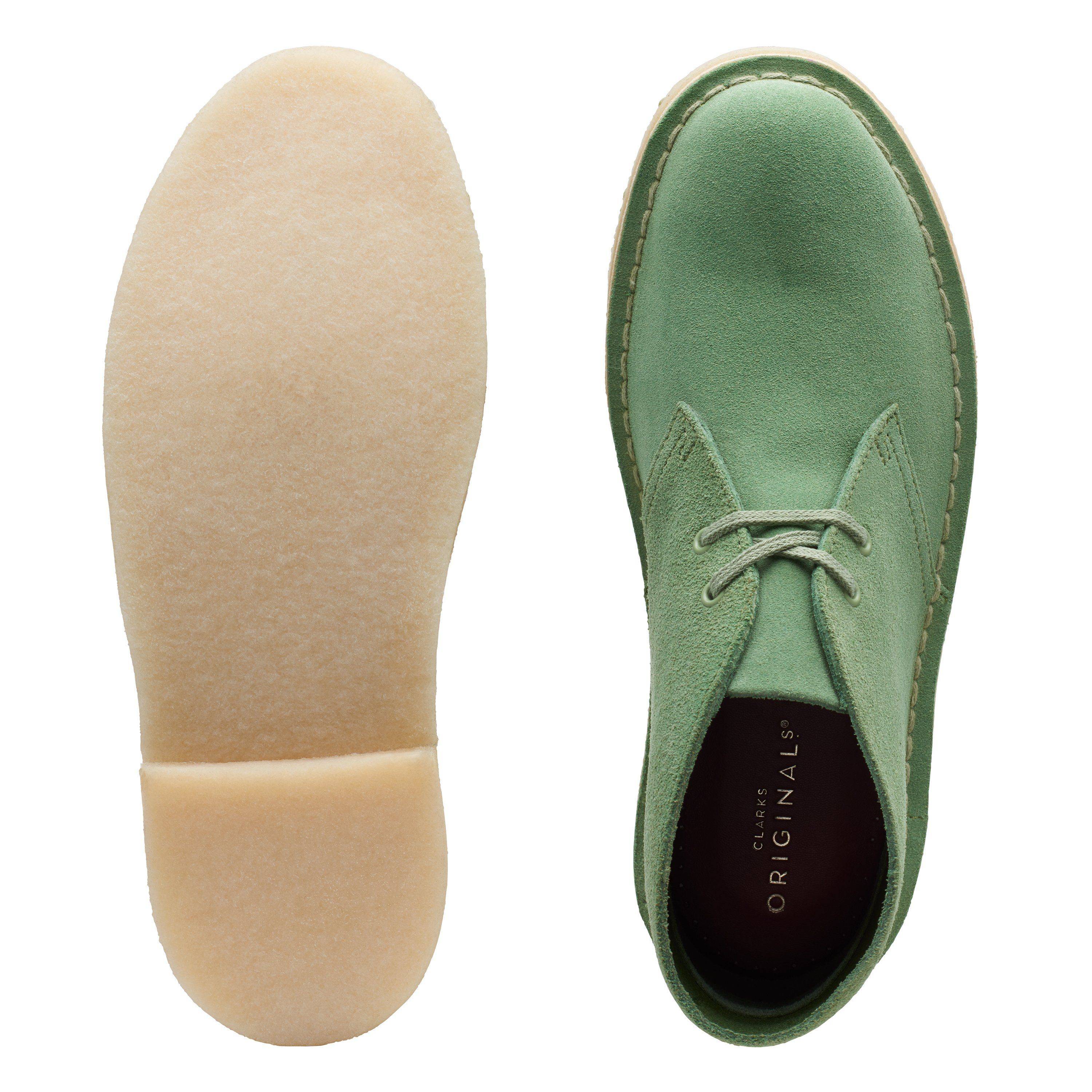 Женские дезерты Clarks(Desert Boot. 26138825), зеленые, цвет зеленый, размер 37 - фото 8