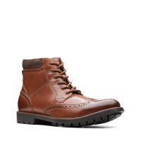 Мужские высокие ботинки Clarks(Curington Rise 26136854), коричневые, арт: 26136854