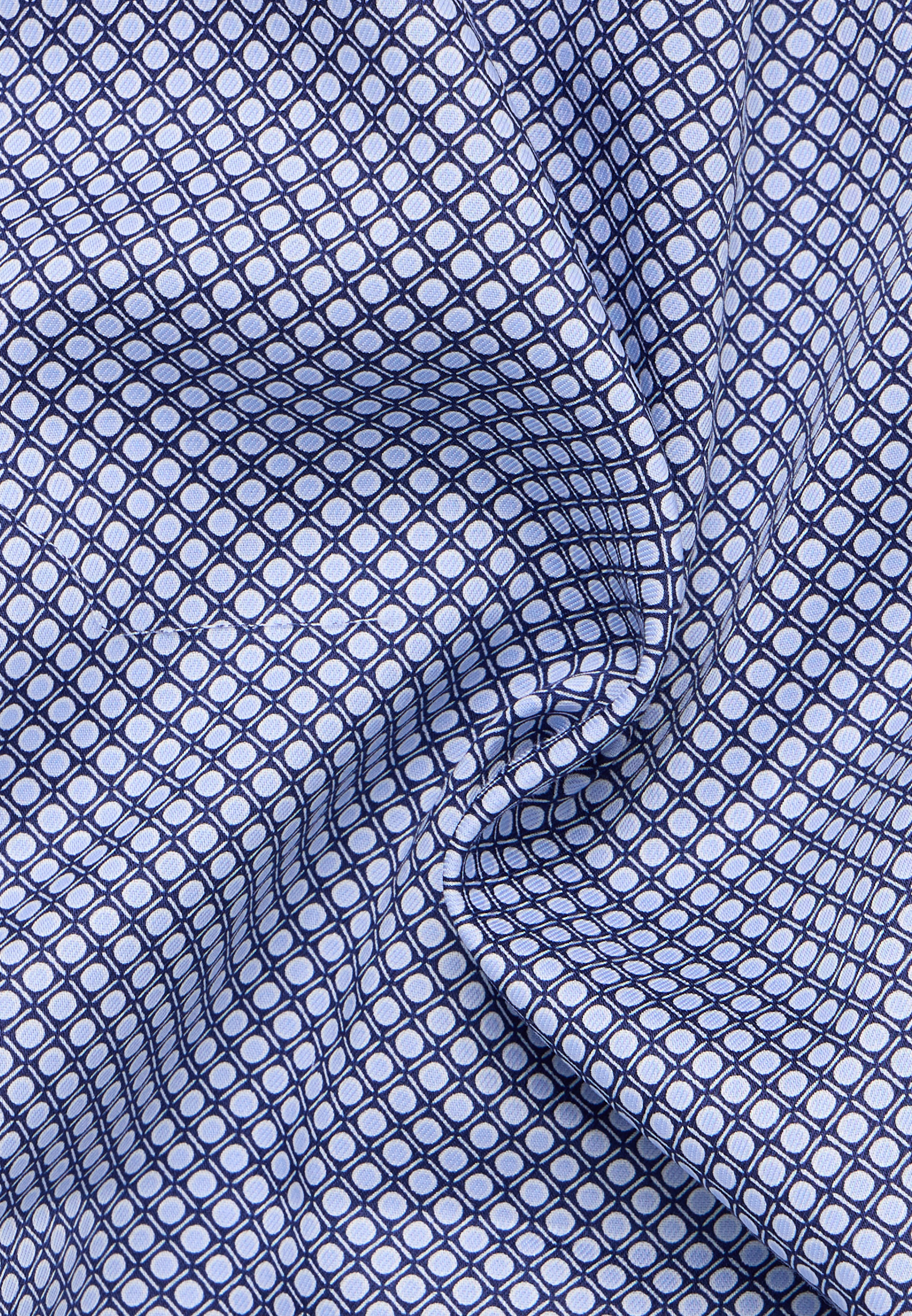 

Мужская рубашка ETERNA, синяя, Синий